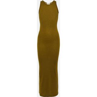 Khaite Jaime cashmere maxi dress - green - XL