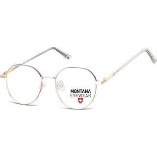 Montana Briller MM586 MM586D 50 Briller Mænd Guld - Purple Gold - 50mm
