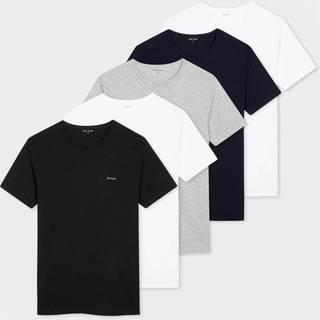 Paul Smith 5 Pack T Shirts Black