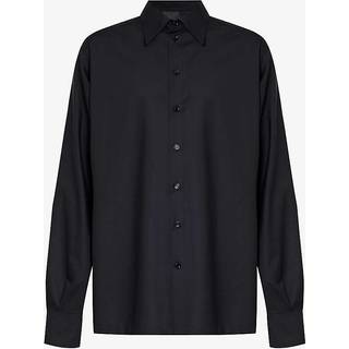 Dolce&Gabbana Silk-wool blend shirt - black - EU 39