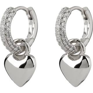 Luv Aj Luv Aj Silver Core Puffy Heart Huggies