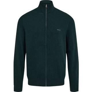 Langærmet Cardigan, Tartan Green, XL