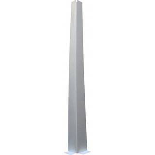 Bordben vinkeldesign - hvid, 4 stk.