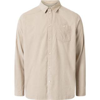 KnowledgeCotton Apparel Regular 26-Wales Corduroy Shirt Skjorte Herrer størrelse L farve beige