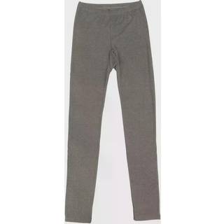 Leggings i grå-brun uld-silke til kvinder