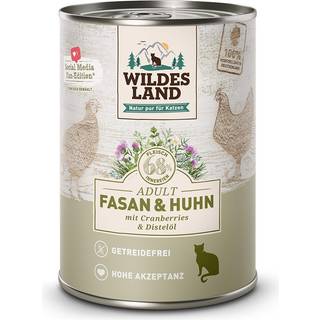 Wildes Land Vådfoder - Fasan og kylling 87.38 DKK/1 kg (6 x 400.0g)