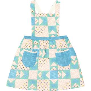 Louise Misha Patchwork cotton dress - blue - Y 6