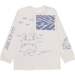 Molo GOTS Rube Langærmet T-shirt Naturelle 110 cm  Hvid  110 cm  Unisex