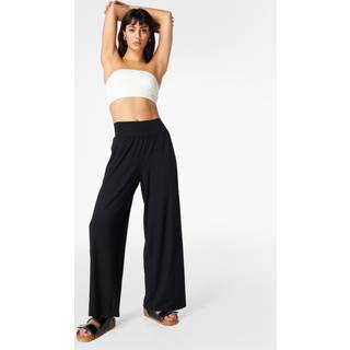 Sweaty Betty Sweaty Betty Black Modal Wide Leg Trousers