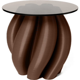 Ekbacken Studios Water lily sidebord Ø50 cm Chocolate