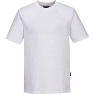 Antistatisk ESD t-shirt - Hvid (Størrelse: XXXL)