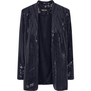PIECES dame blazer PCSIDDY - Black Silver sequins - S