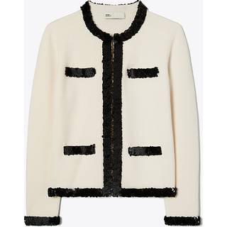 Tory Burch Kendra sequined wool-blend jacket - multicoloured - M