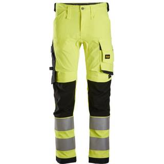 Snickers Workwear 6343 Håndværkerbukser Hi-Viz gul/sort Hi-Viz Gul/Sort