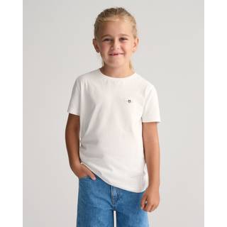 GANT Børn Shield T-shirt (122/128) Hvid