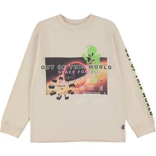 Molo GOTS Rube Langærmet T-shirt Sandy 98 cm  Beige  98 cm  mand