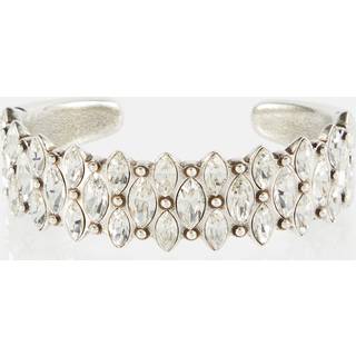 Isabel Marant Celenia crystal-embellished cuff bracelet - silver - I
