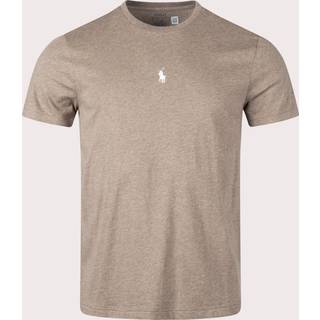 Polo Ralph Lauren Herren T-Shirt braun meliert Slim Fit