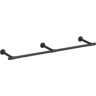 SONGMICS Vægmonteret tøjskinne Industriel 30,4 x 170 x 7 cm 68 kg Sort