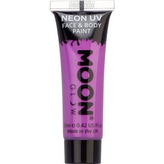 Glow in the Dark Make-up Violett