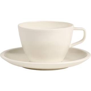 Villeroy & Boch Artesano Original Café Au Lait-kop Med Underkop - Kaffekopper Porcelæn Hvid - 176763-176764