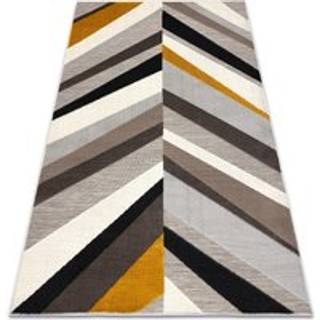 Tæppe LISBOA 27237655 Sildeben grå / gul 80x150 cm