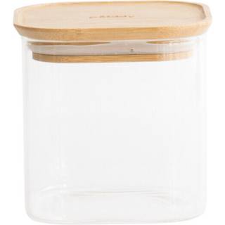 Glasboks med bambuslåg 800 ml