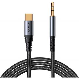 Joyroom USB-C til 3,5 mm AUX-kabel, 1,2 m - sort