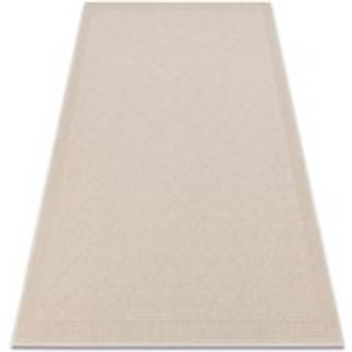Uldtæppe VILLA 7636/68200 Zigzag SIZAL, fladvævet beige 80x150 cm