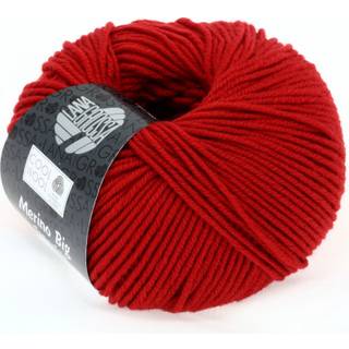Lana Grossa Cool Wool Big/Mélange garn - merinould Mørkerød 924