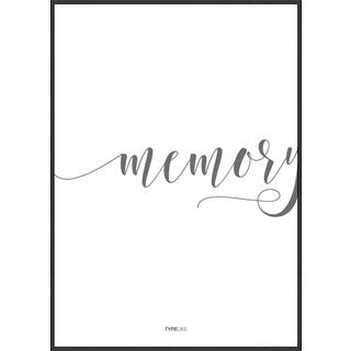Plakat - Memory Plakat - Str:50 x 70 Cm - Incado