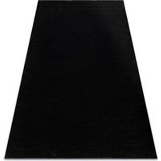 Tæppe SOFTY Enkelt, enfarvet sort 60x100 cm
