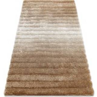 Tæppe moderne FLIM 007-B2 lurvet, striber - Strukturelle beige 120x160 cm