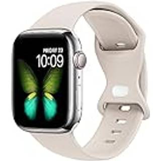 Tighesen Sport Bands kompatible med Apple Watch Band Ultra 2/Ultra SE -serie 9/8/7/6/5/4/3/2/1 38mm 40mm 41mm 42mm 44mm 45mm 49mm S/M M/L for kvi