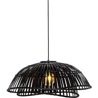 Oriental Pendellampe Sort Bambus 62 cm - Pua