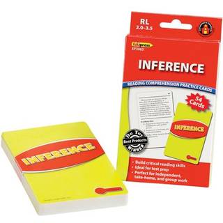 EduPress Reading Comprehension Practice Cards Inference Red Level (EP63063) Medium