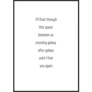 Plakat - Galaxy Plakat - Str:50 x 70 Cm - Incado