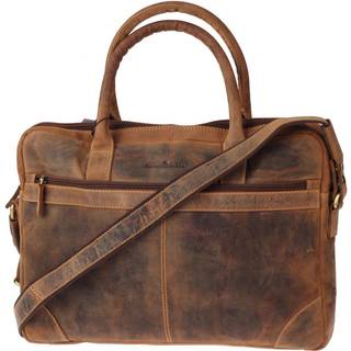 Aktentasche Leder 41x29cm Vintage 1646-25 | Greenburry.de