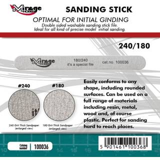 MIRAGE Sanding Stick Double Grid 180/240