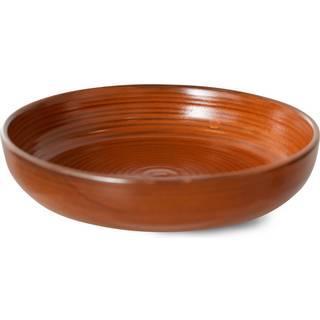 HKliving Home Chef dyb tallerken medium Ø19,3 cm Burned orange