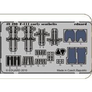 F-111 early seatbelts for Hobby Boss
