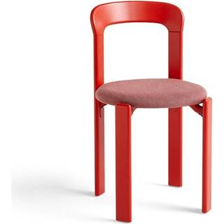 HAY Rey Spisebordsstol Scarlet Red/Steelcut Trio 636
