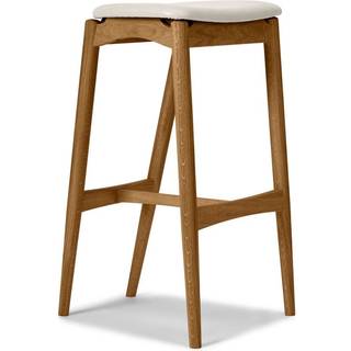 Sibast Furniture No 7 Barstol 65 Uden Ryg Olieret Eg/Silk Lysegrå