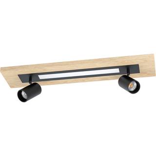 EGLO Stars of Light TORRESTRALLE spotskinne 12W LED + 2x4,5W GU10 1400lm sort/træ/hvid
