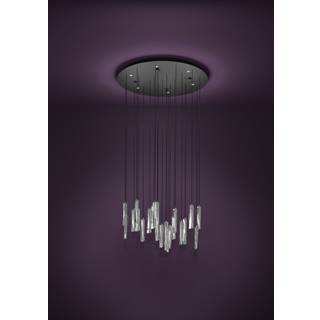 EGLO Stars of Light SARDENARA klyngependel 6L sort/krystal