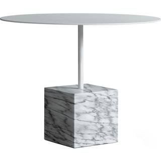 Friends & Founders Knockout Loungebord Ø60x45 Cm t - Sofabord Aluminium Hvid - 2042-01