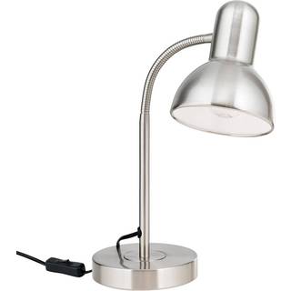 Nemo skrivebordslampe, fleksibel, mat nikkel