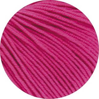 Lana Grossa Cool Wool Big 690 Cyclamen Indhold:100% ren ny, ekstrafin merinould Vægt/Længde: 50 g = ca. 120 meter Anbefalede pinde: 3.50-4.00 mm Strikkefasthed: 10 x 10 cm = 19 m x 26 p Vask:Finvask 30º/ Tørres fladt.