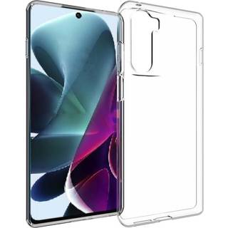 Motorola Moto G200 5G Fleksibel Plastik Bagside Cover - Gennemsigtig