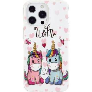 iPhone 15 Pro Selvlysende Fleksibelt Plastik Cover m. Print - To Enhjørninger